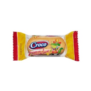 CROCO BISCUITI CREMA CACAO 25G (120)