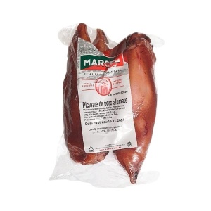 MARCEL PICIOARE DE PORC AFUMATE VID~600G (8,4KG)