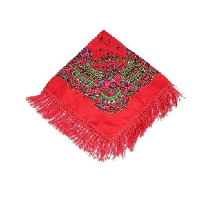 BATIC TIP ESARFA ROSU 70X70CM