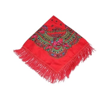 BATIC TIPO SCIARPA ROSSO 70X70CM