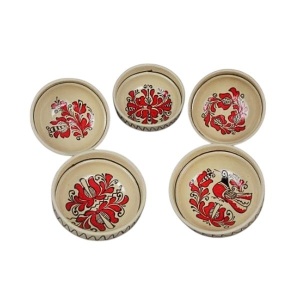 CASTRON CERAMICA ROSU 16 CM; 0,8 L-10PCS/SET