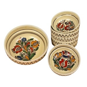 SET 6+1 CASTROANE CERAMICĂ DE CORUND (1X20CM 6X13.5CM)