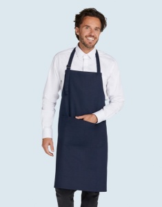 Sort LISBON - Cotton Heavyweight Bib Apron with Pocket - 50 Ron