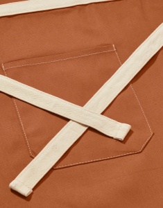 Sort SANTORINI - Contrasted Bistro Apron with Pocket - 37 Ron - Img 3