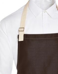 Sort SANTORINI - Contrasted Bib Apron with Pocket - 50 Ron - Img 3
