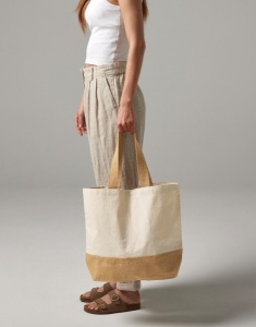 Jute Base Canvas Tote - Img 2