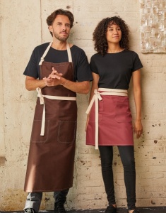 Sort SANTORINI - Contrasted Bib Apron with Pocket - 50 Ron - Img 7
