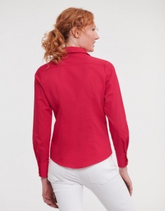 Ladies' LS Fitted Poplin Shirt - Img 3