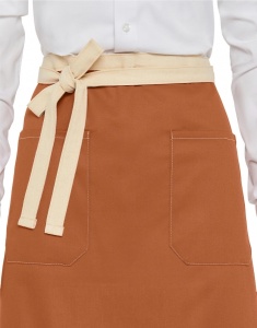 Sort SANTORINI - Contrasted Bistro Apron with Pocket - 37 Ron - Img 2