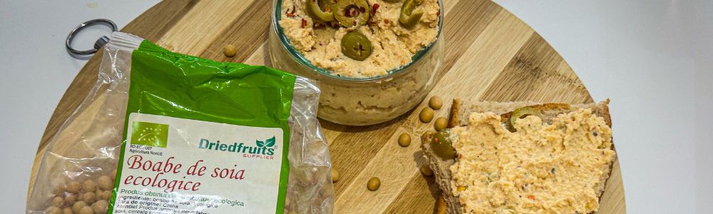 Pate vegetal din boabe de soia