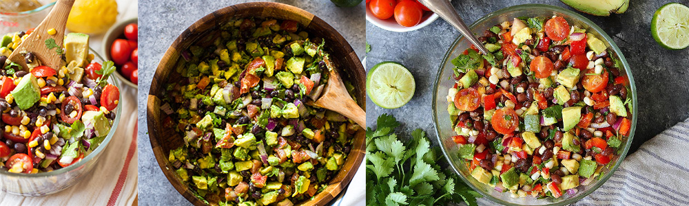 Salata cu fasole si avocado