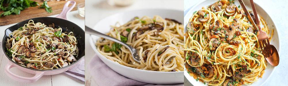 Spaghete cu ciuperci