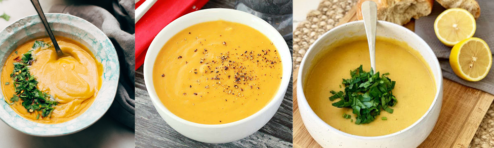 Supa crema de linte galbena