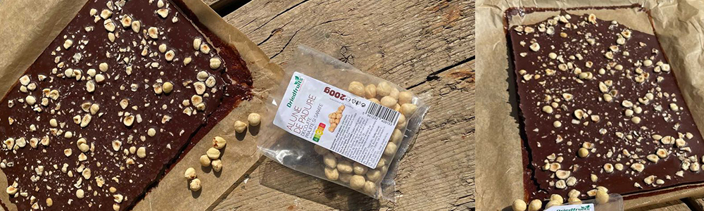 Ciocolata vegana cu alune de padure