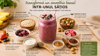 Ce ingrediente transformă un smoothie banal într-unul sățios