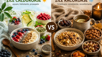 Alimente potrivite pentru zilele călduroase vs. zilele răcoroase