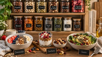 O cămară, zeci de combinații: ingrediente pe care le poți folosi de dimineața până seara