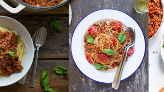 Spaghetti Bolognese Vegane