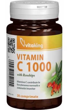 Vitamina C 1000 mg cu macese Vitaking - 30 comprimate