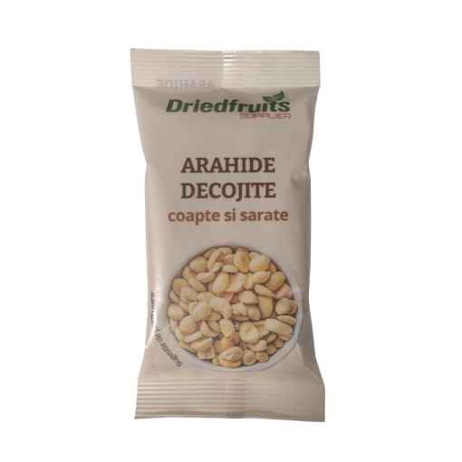 Arahide decojite coapte si sarate (albe) cu ulei de cocos Driedfruits - 70 g