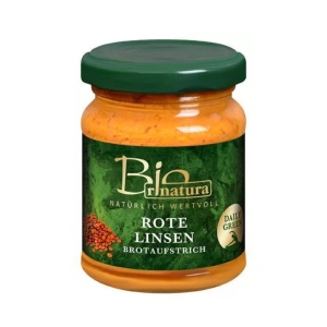 BIO Pateu vegetal linte Rinatura - 125 g