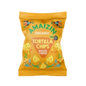 Chipsuri Nacho din porumb cu branza Amaizin BIO - 150 g