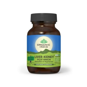 Ficat si rinichi (detox ficat, regenerare) (fara gluten) BIO Organic India - 60 cps