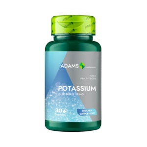 Potassium 99 mg Adams Supplements - 30 capsule