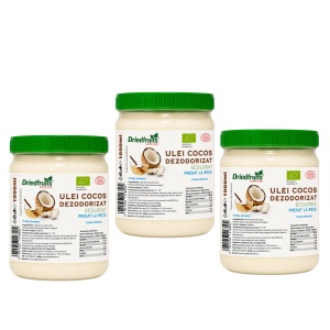 Ulei cocos alimentar BIO - 3 bucati x 1000 ml - Img 2