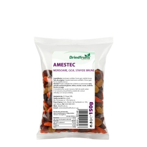 Amestec fructe goji, merisoare si stafide brune - 150 g
