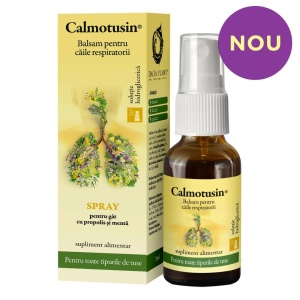 Calmotusin cu propolis si menta - spray (fara alcool) Dacia Plant - 20 ml
