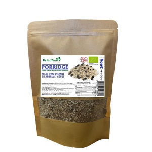 Porridge fulgi ovaz instant cu aronia si cocos BIO - 300 g
