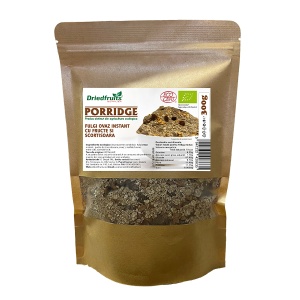 Porridge (fulgi ovaz instant) cu fructe si scortisoara BIO - 300 g