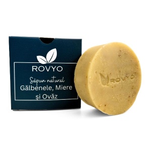 Sapun cu galbenele, miere si ovaz Rovyo - 90 g