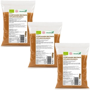 Scortisoara macinata Ceylon BIO - 3 bucati x 100 g