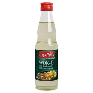 Ulei pentru wok cu usturoi si ghimbir Lien Ying - 100 ml