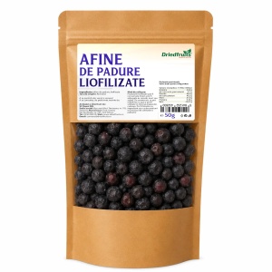 Afine de padure liofilizate intregi - 50 g