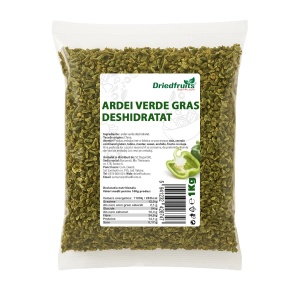 Ardei gras verde deshidratat VRAC