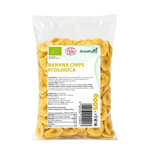 Banana chips confiata BIO - 500 g