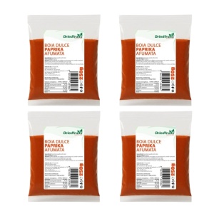 Boia dulce afumata (paprika) - 4 bucati x 250 g