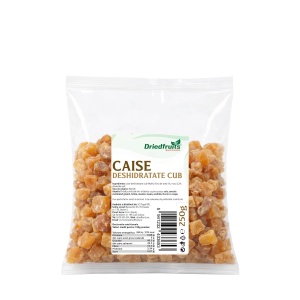 Caise deshidratate cuburi - 250 g