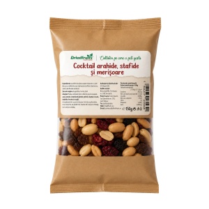 Cocktail arahide, stafide si merisoare - 150 g
