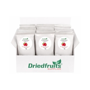 Fulgi de ovaz instant cu zmeura (fructe) granulate liofilizate - 50 g (Pachet 12 + 3 gratis)