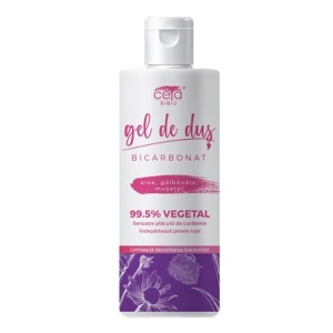 Gel de dus 99.5% vegetal cu bicarbonat, aloe, galbenele, musetel Ceta Sibiu - 200 ml