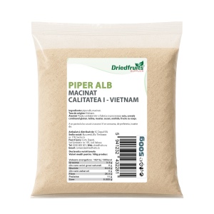 Piper alb macinat cal I Vietnam - 500 g