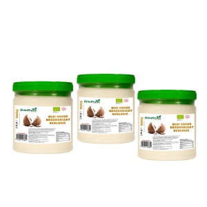Ulei cocos alimentar BIO - 3 bucati x 1000 ml