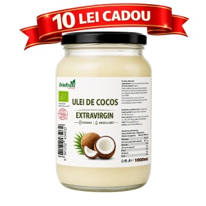 Ulei cocos extravirgin BIO (presat la rece) - 1000 ml
