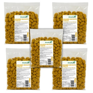 Arahide decojite coapte cu fulgi drojdie si turmeric (Argentina) - 5 buc x 200 g