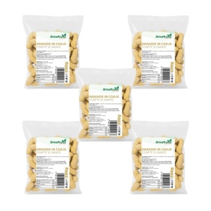 Arahide in coaja coapte si sarate (alune de pamant) - 200 g x 5 buc