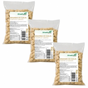 Arahide in coaja coapte si sarate (alune de pamant) - 3 bucati x 1 kg